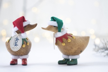 DCUK Traditional Christmas Elf Ducky - Choice of Colour